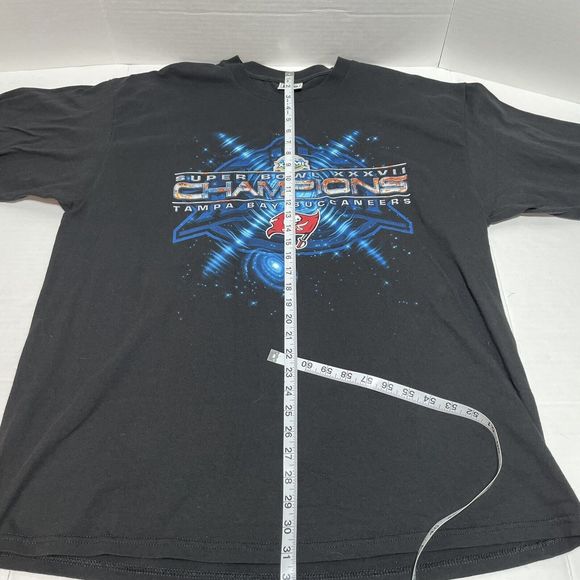 Vintage Tampa Bay Buccaneers Shirt 2XL 2003 NFL Super Bowl 37 XXXVII Lee Sport - Picture 8 of 8